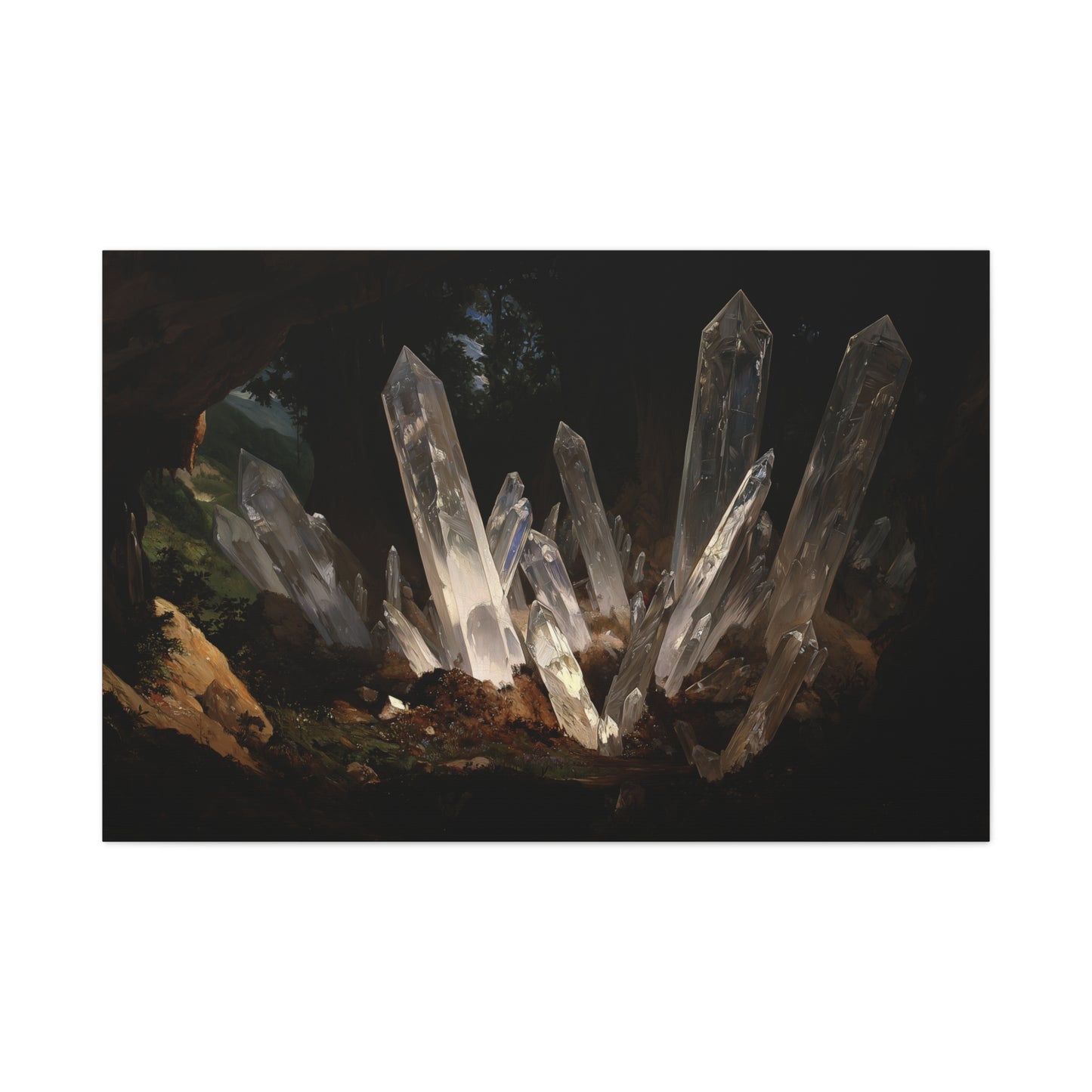 The Crystal Dream Canvas Print