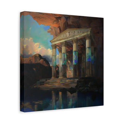 The Dreaming Temple Canvas Print