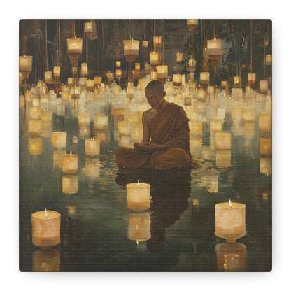 Quiet Candles Commune Canvas Print