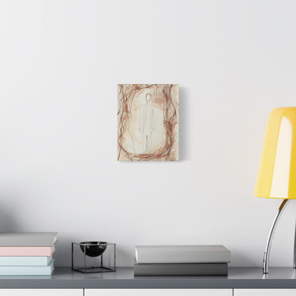 Soul's Silhouette Canvas Print