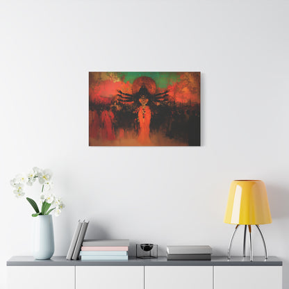 The Radiant Deity Canvas Print