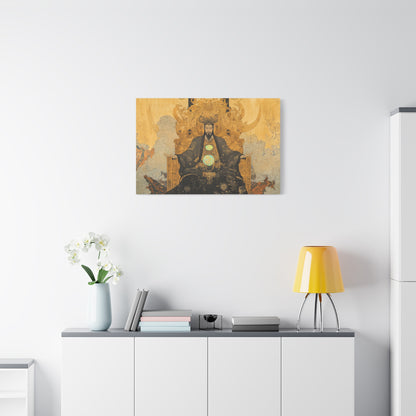 Crowned in Silence Canvas Print