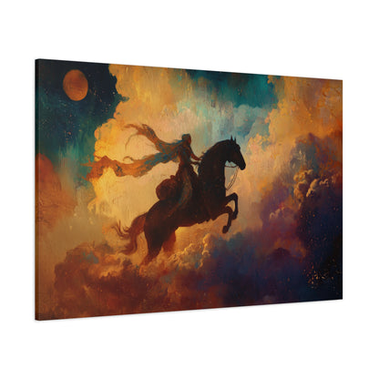 Rider of Dawn Canvas Print