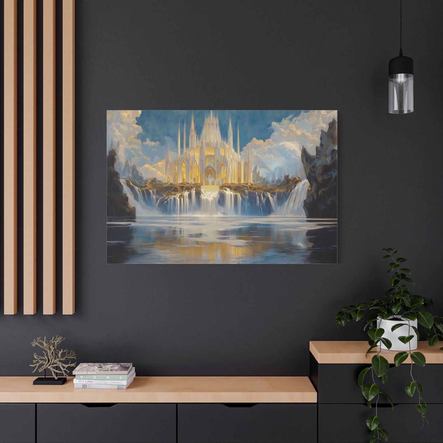 Golden Fortress Canvas Print