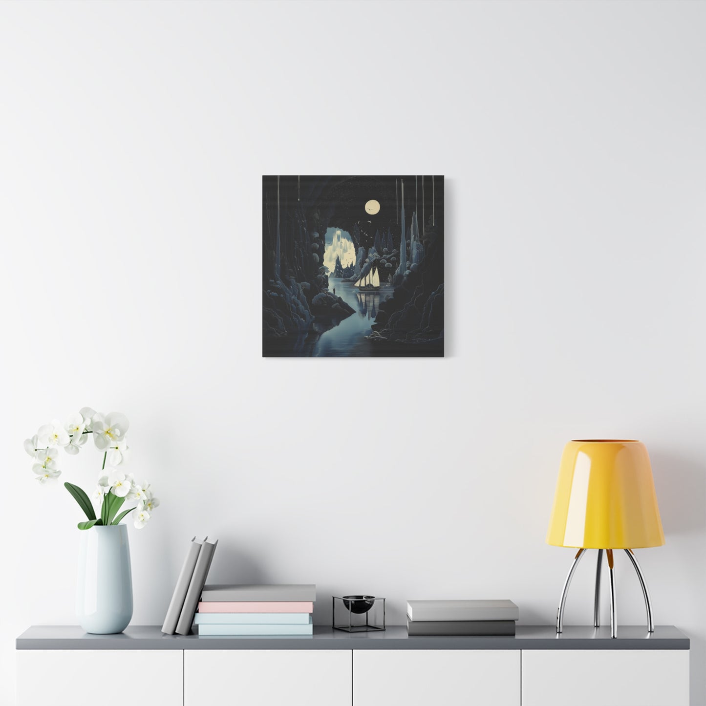 Night's Veil Canvas Print