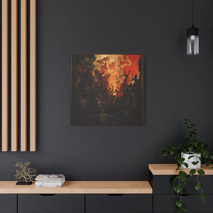 The Fiery Gathering Canvas Print