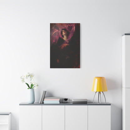 In Scarlet Silence Canvas Print