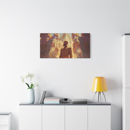 Golden Solitude Canvas Print