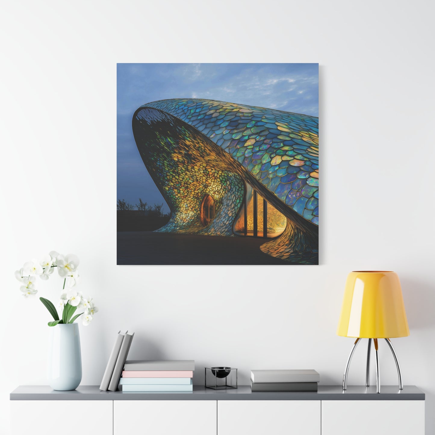 The Scaled Dome Canvas Print