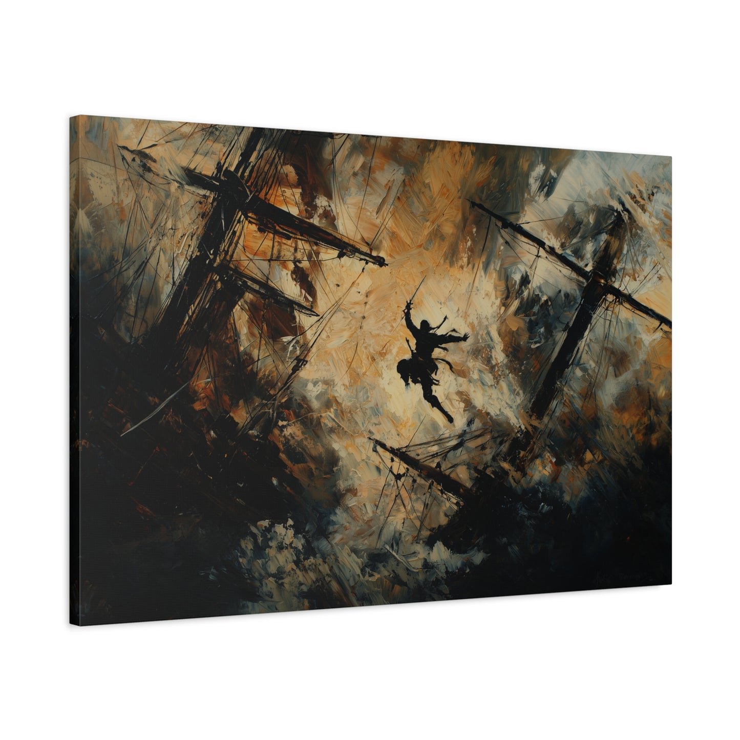 Storm and Steel Canvas Print