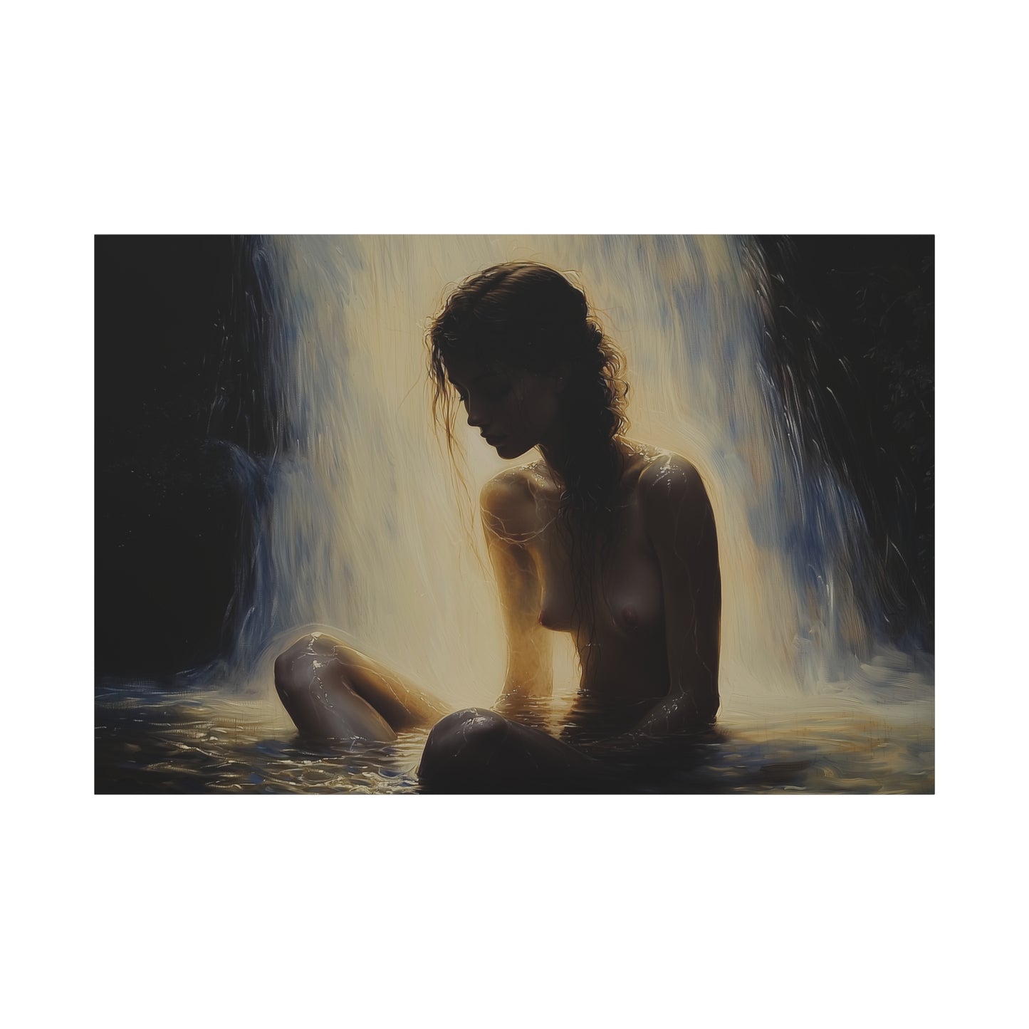 Waterfall Tranquility Canvas Print