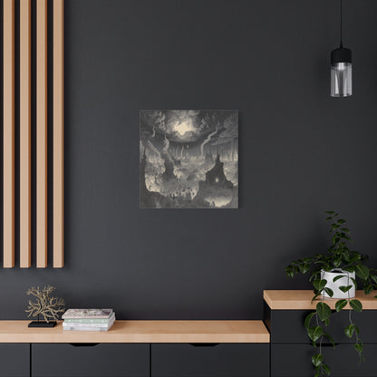 Where Night Dwells Canvas Print