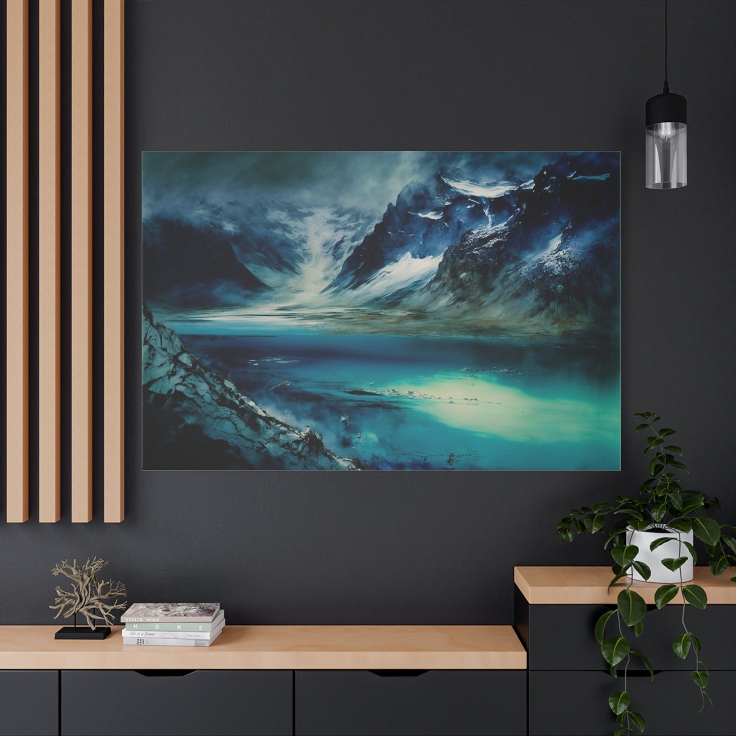 The Balance of Ice Canvas Print