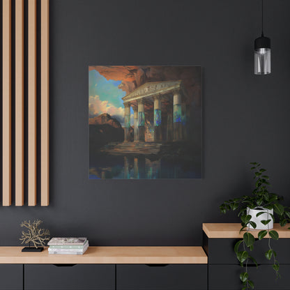 The Dreaming Temple Canvas Print