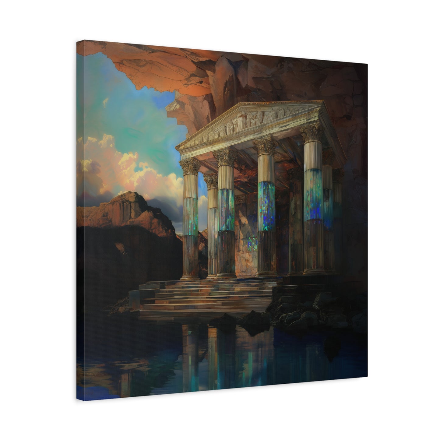 The Dreaming Temple Canvas Print