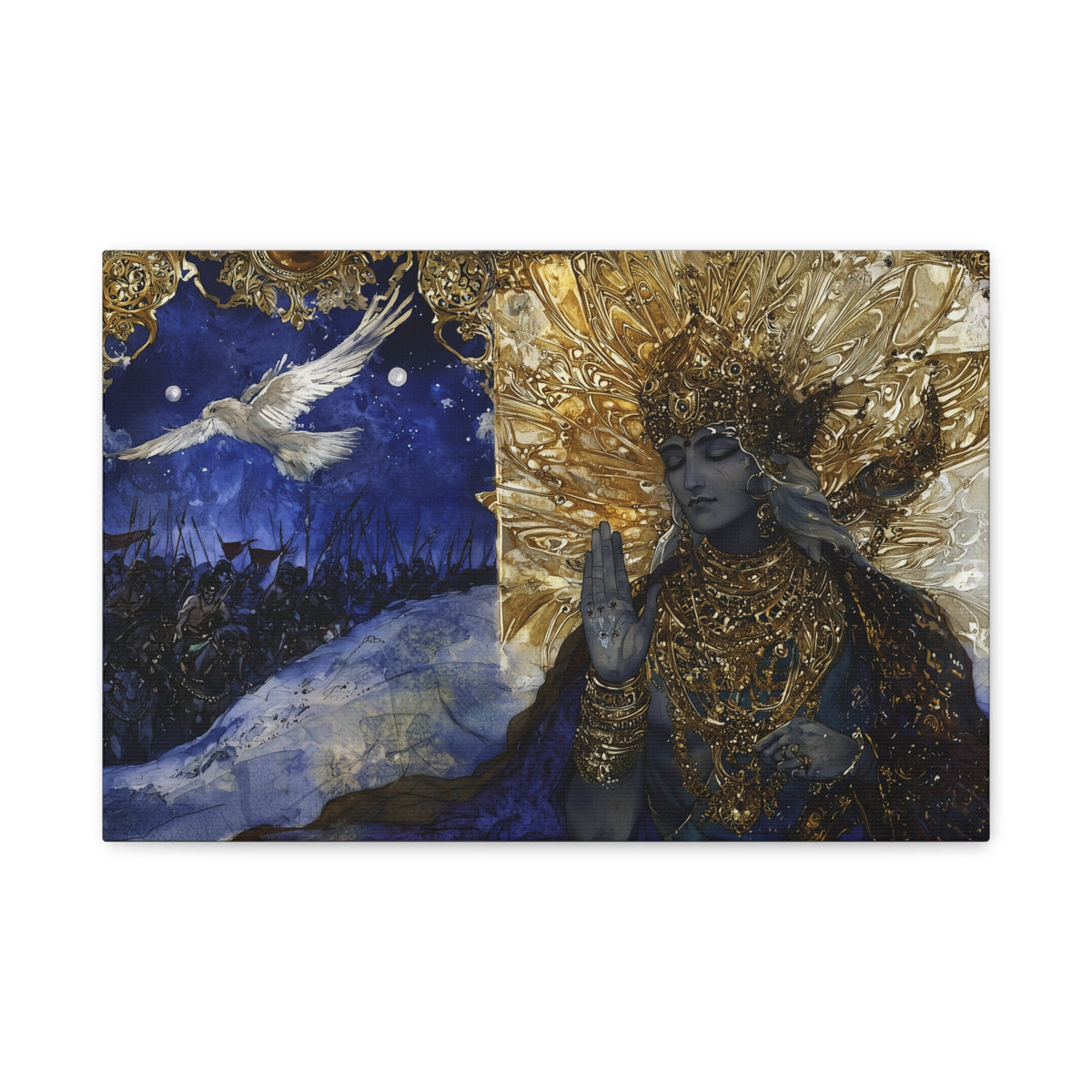 The Gilded Veil Canvas Print