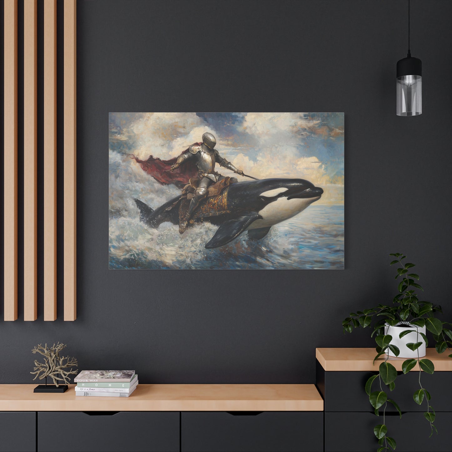 Leviathan's Knight Canvas Print