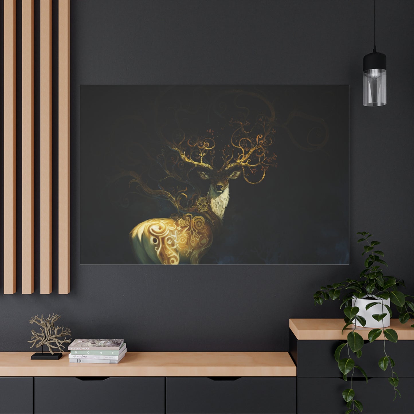 The Stag’s Dream Canvas Print