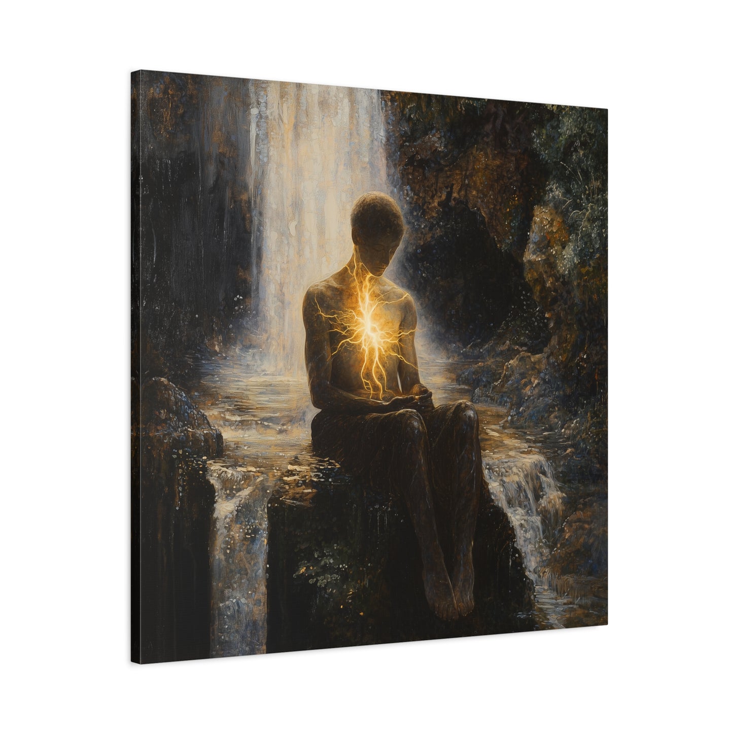 A Quiet Spark Canvas Print