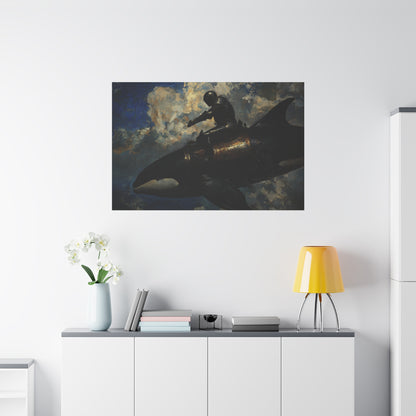 The Skyward Quest Canvas Print