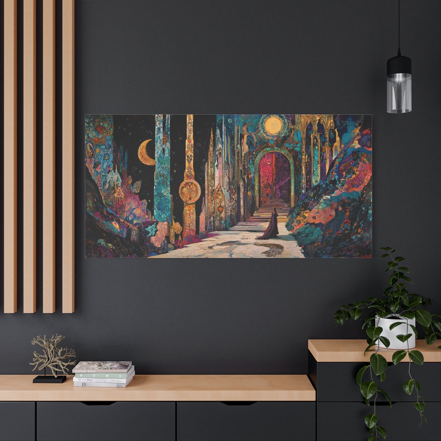 Moonlit Passage Canvas Print