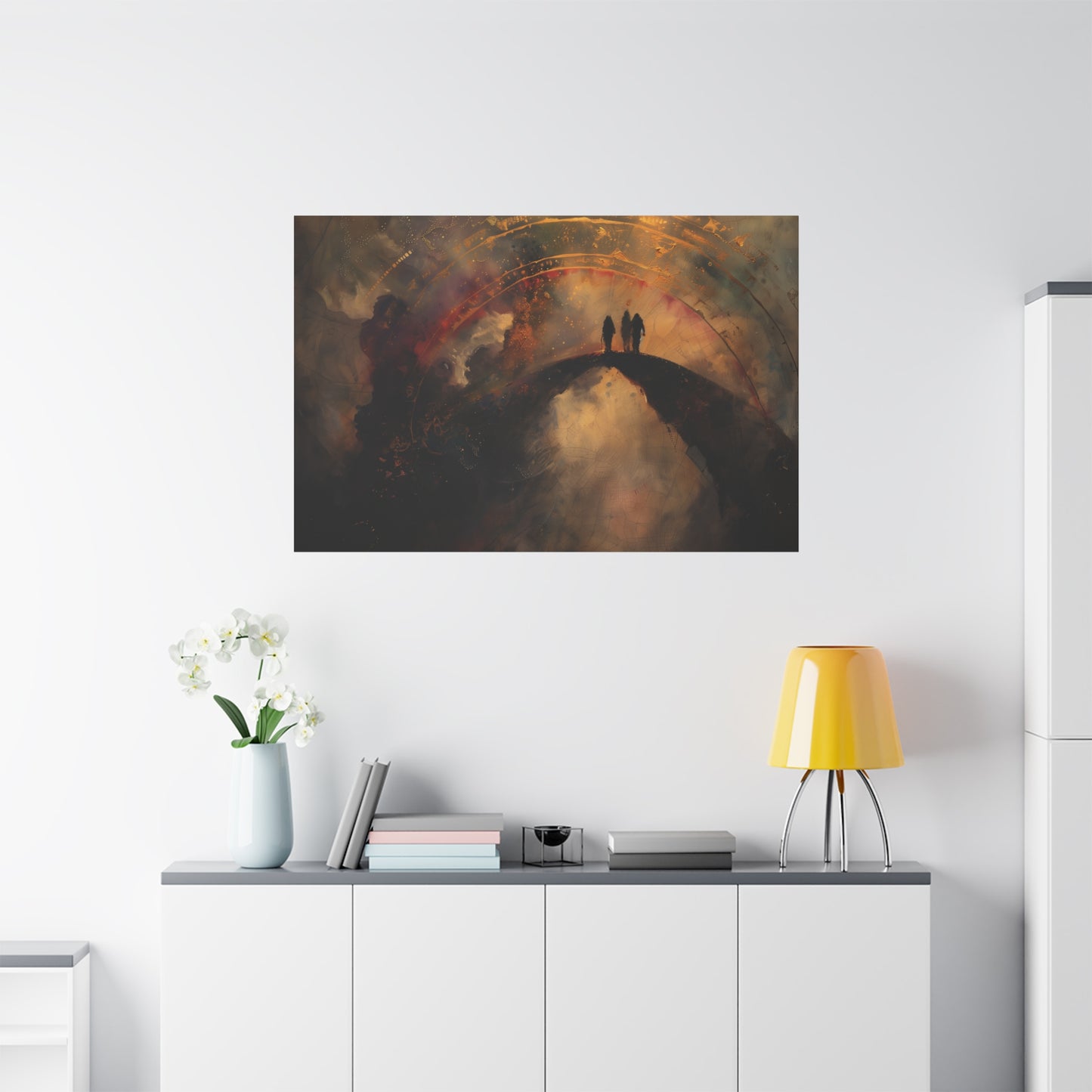 Twilight Pilgrims Canvas Print