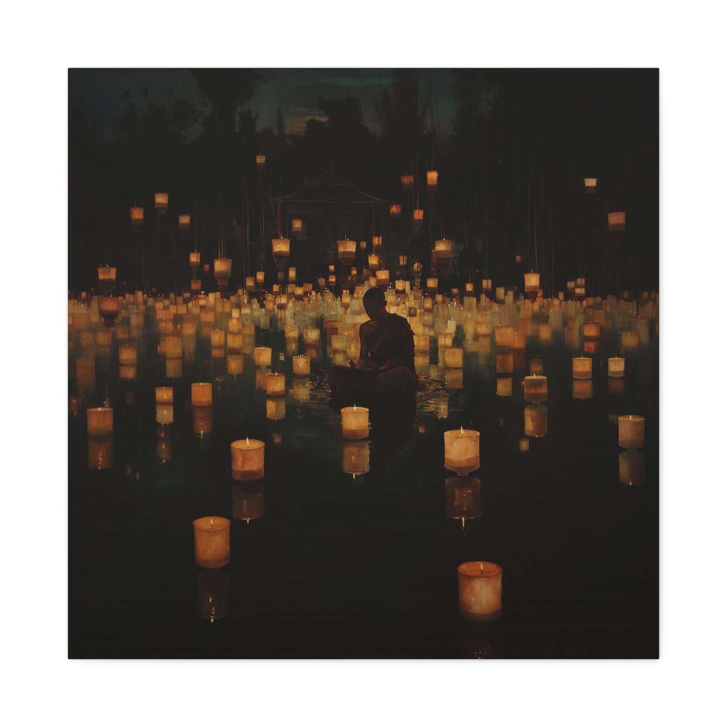 Whispering Lanterns Canvas Print