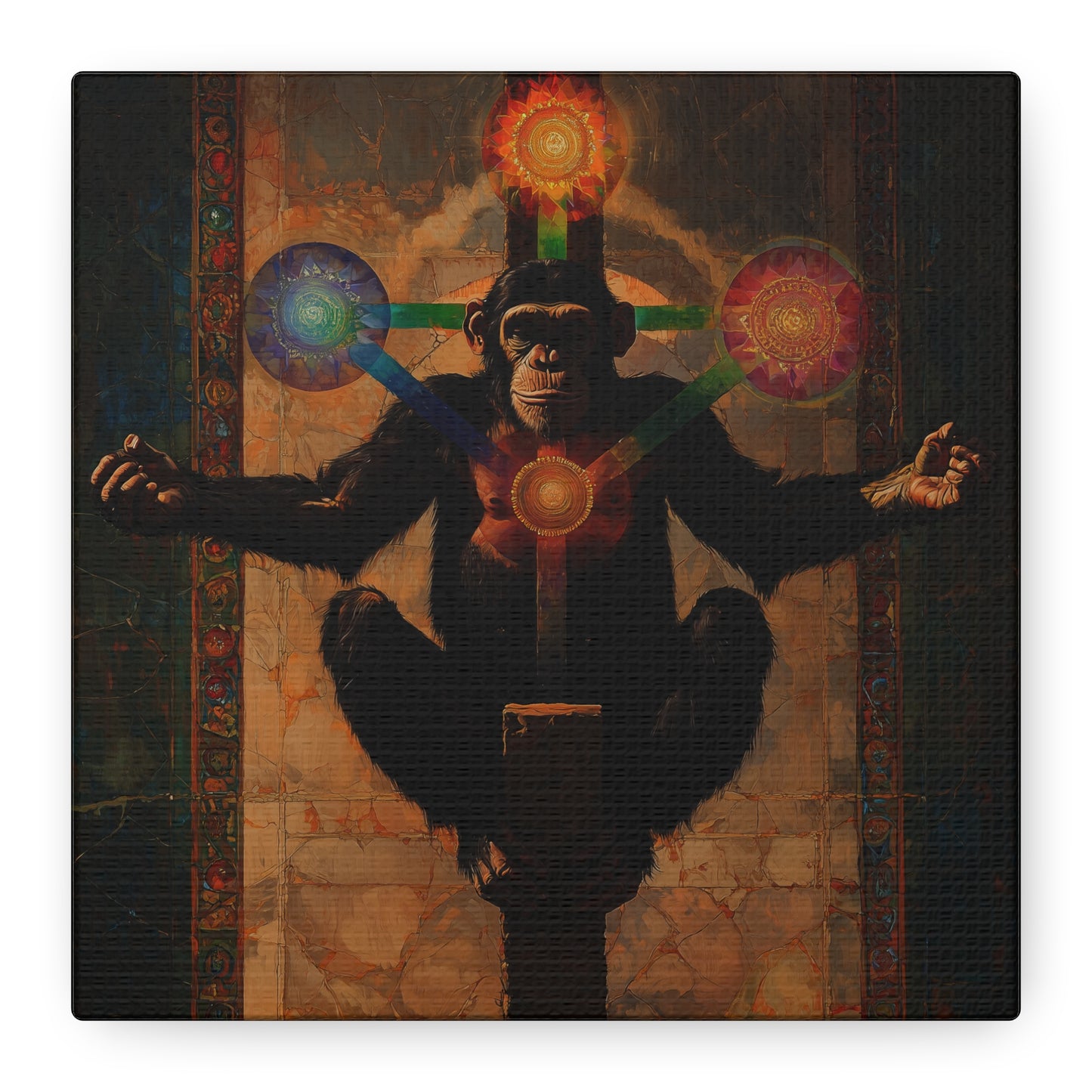 Simian Liturgy Canvas Print