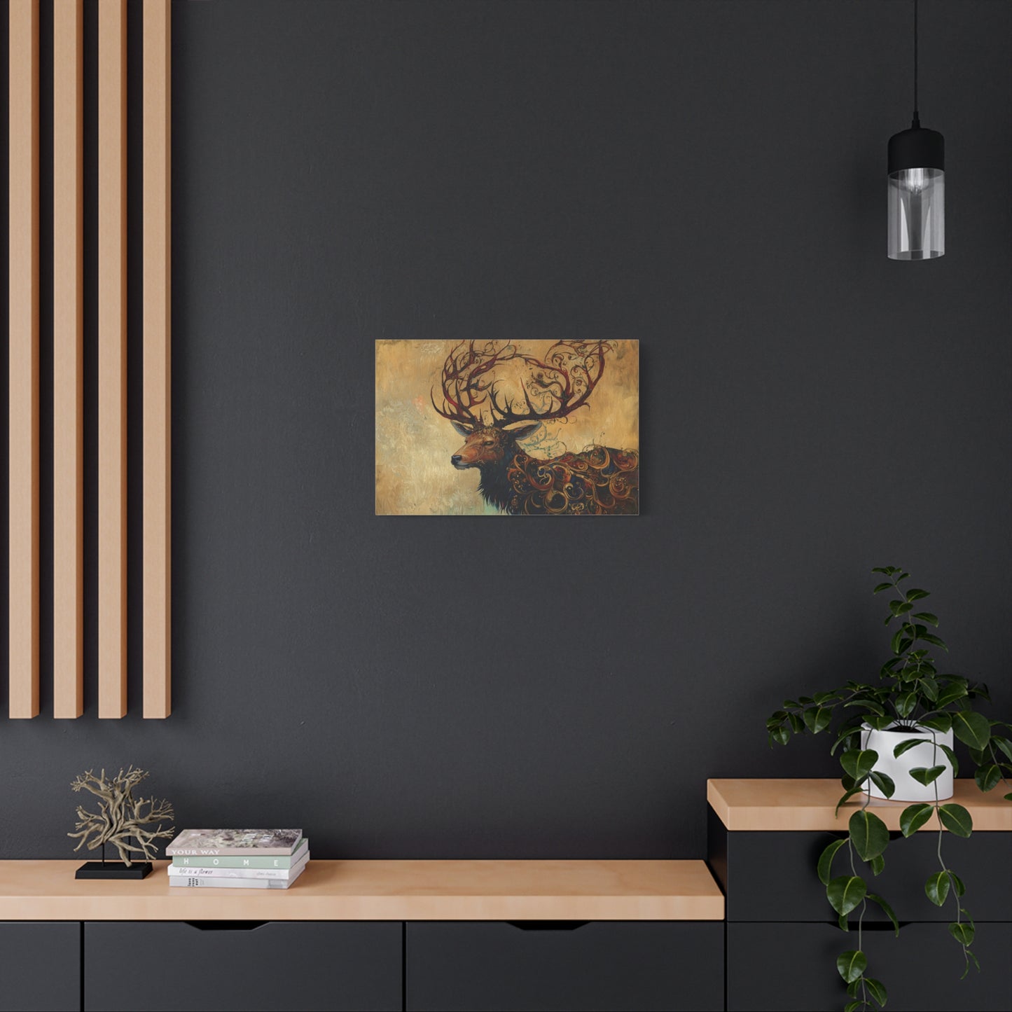 The Ancient Stag Canvas Print