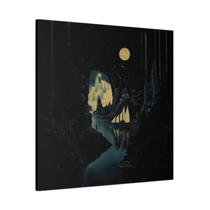 Moonlit Voyage Canvas Print