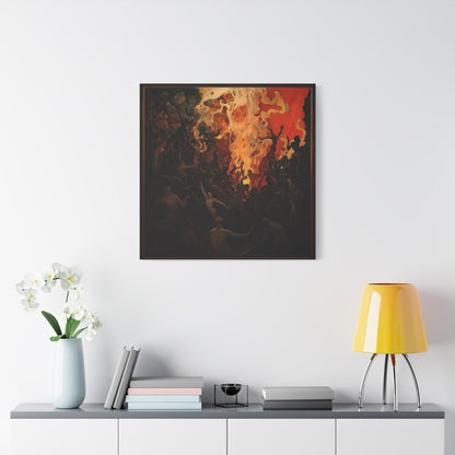 The Fiery Gathering Canvas Print