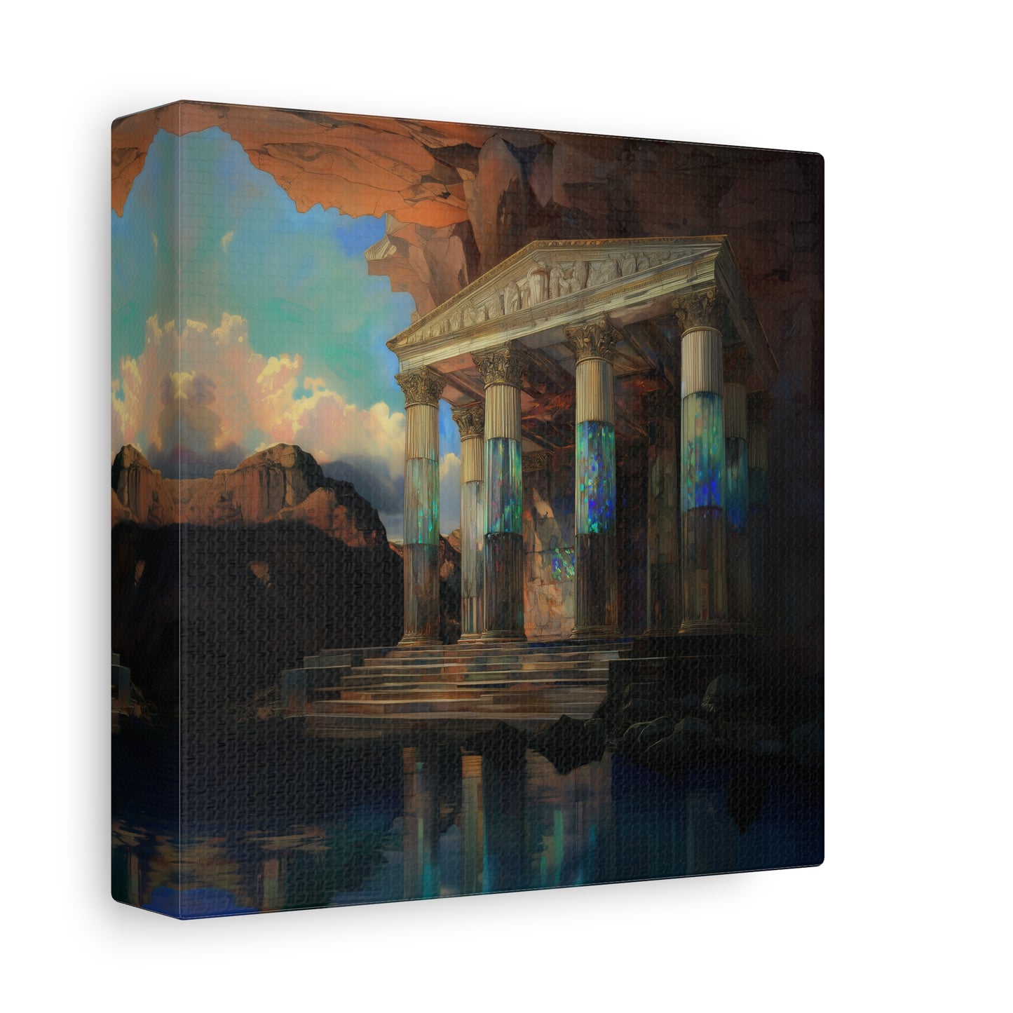 The Dreaming Temple Canvas Print