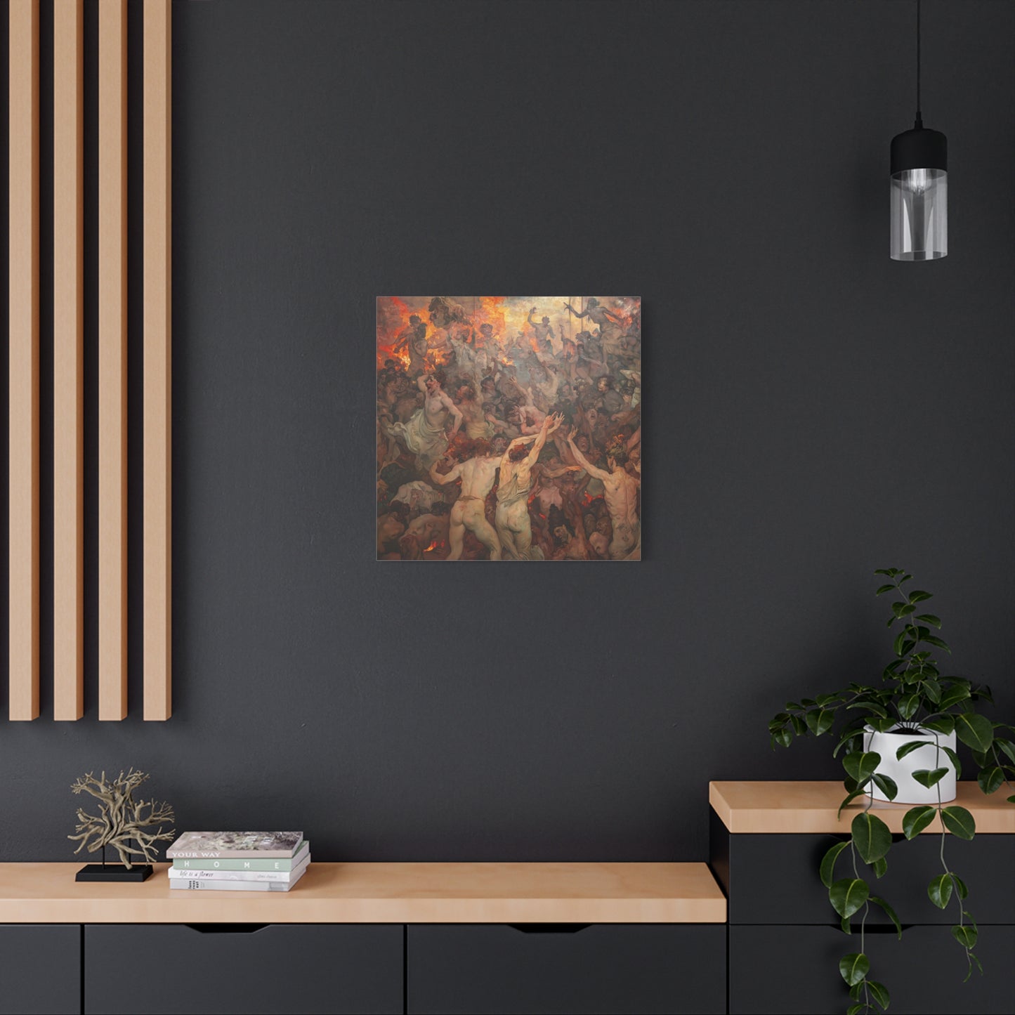 Dance of Chaos Canvas Print