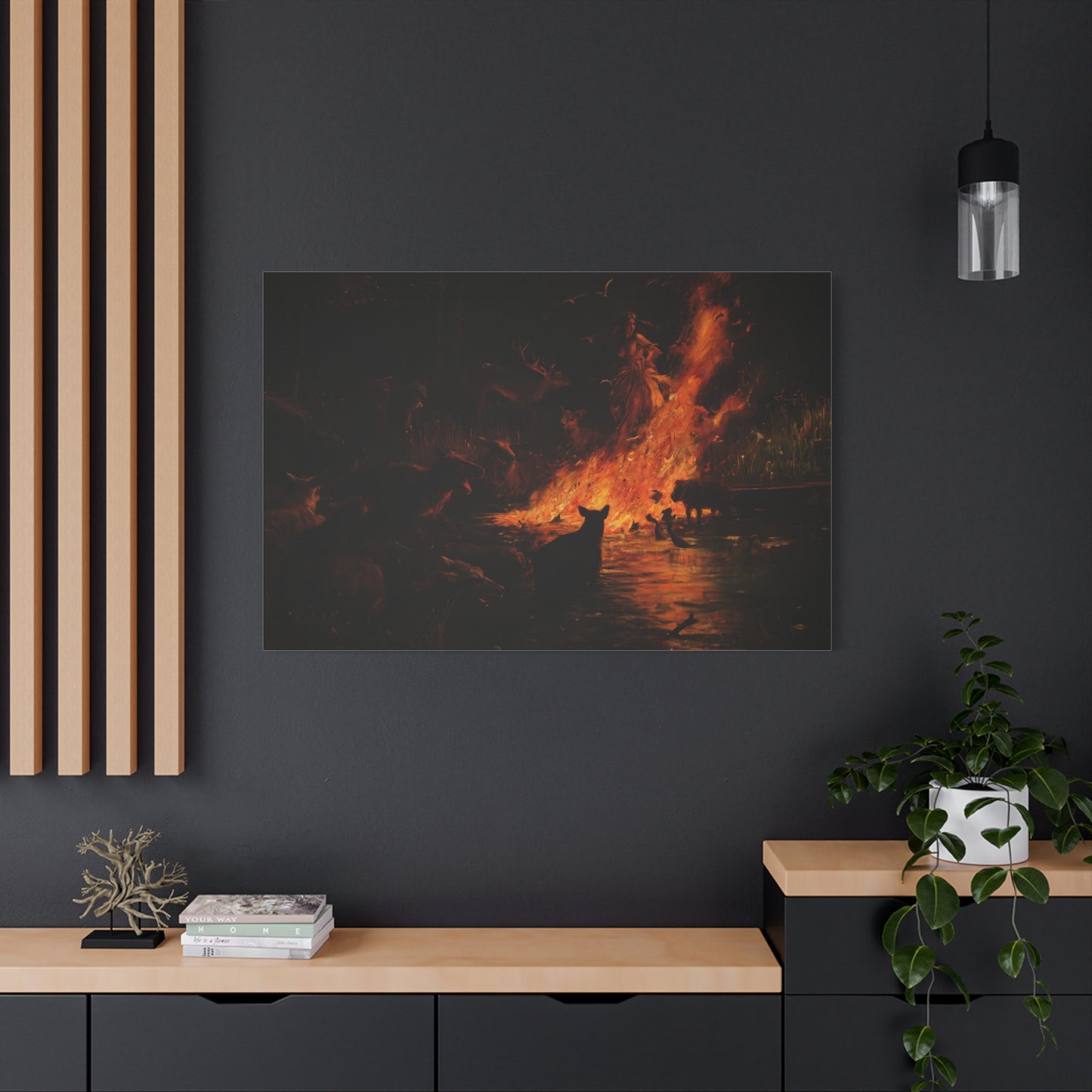 Phantoms of the Pyre Canvas Print