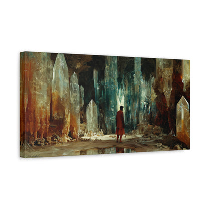 The Crystal Pathway Canvas Print