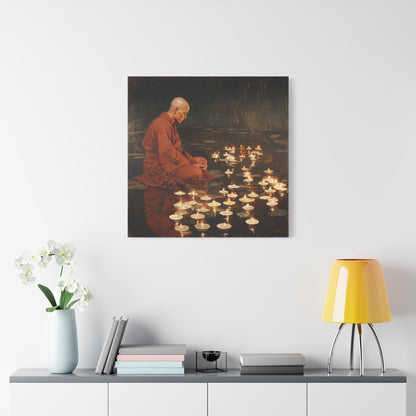 Whispering Flames Canvas Print