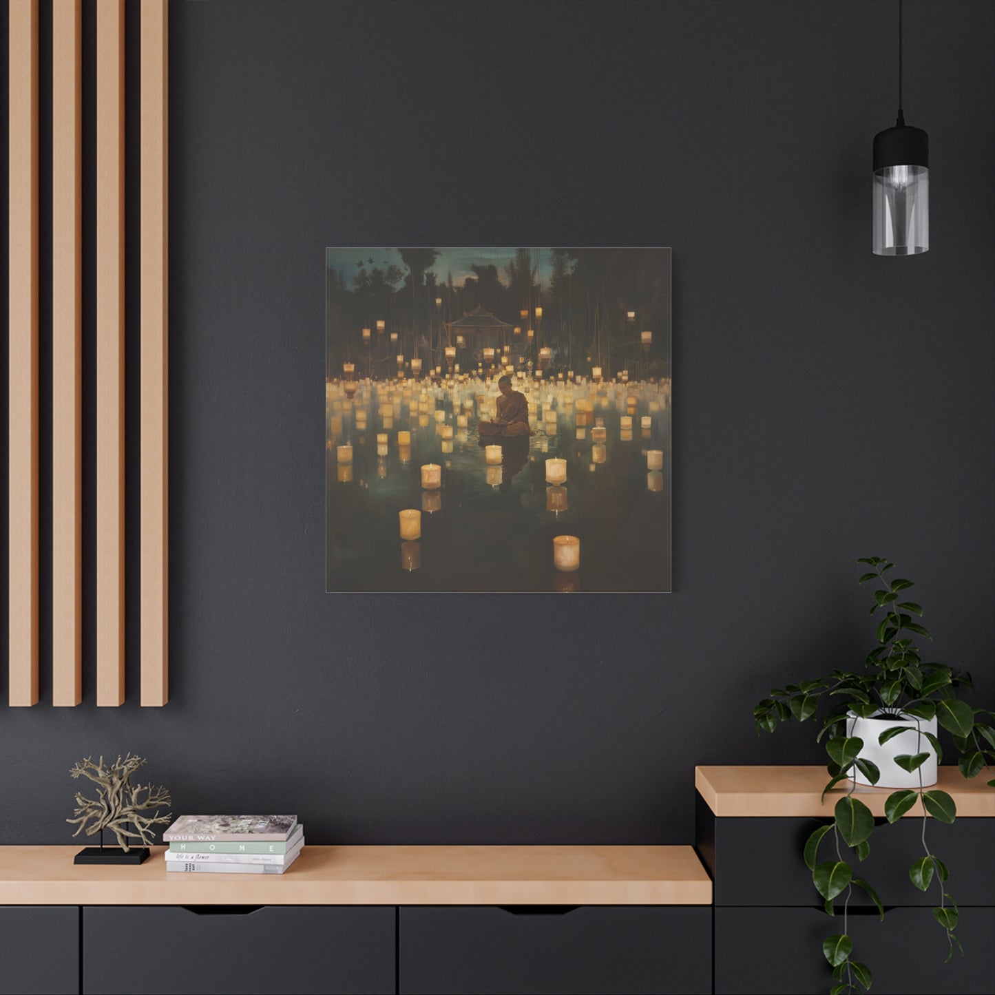 Silent Flames Canvas Print