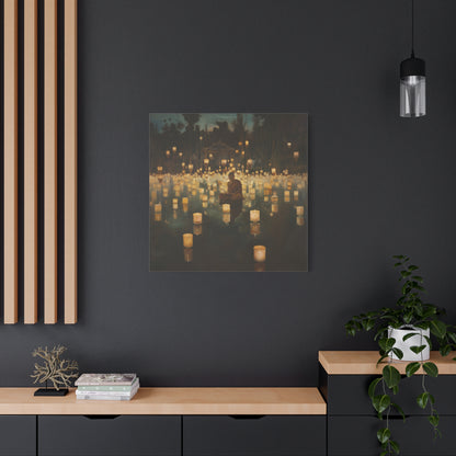 Silent Flames Canvas Print