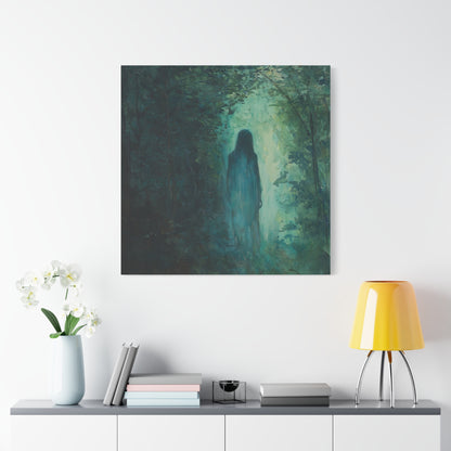 The Haunting Veil Canvas Print