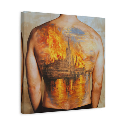 The Burning Dream Canvas Print