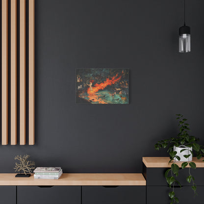 Where Fire Dreams Canvas Print