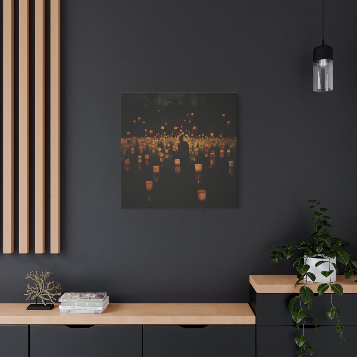 Whispering Lanterns Canvas Print