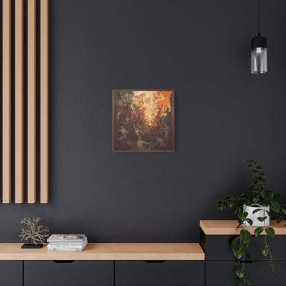 Flame's Whisper Canvas Print