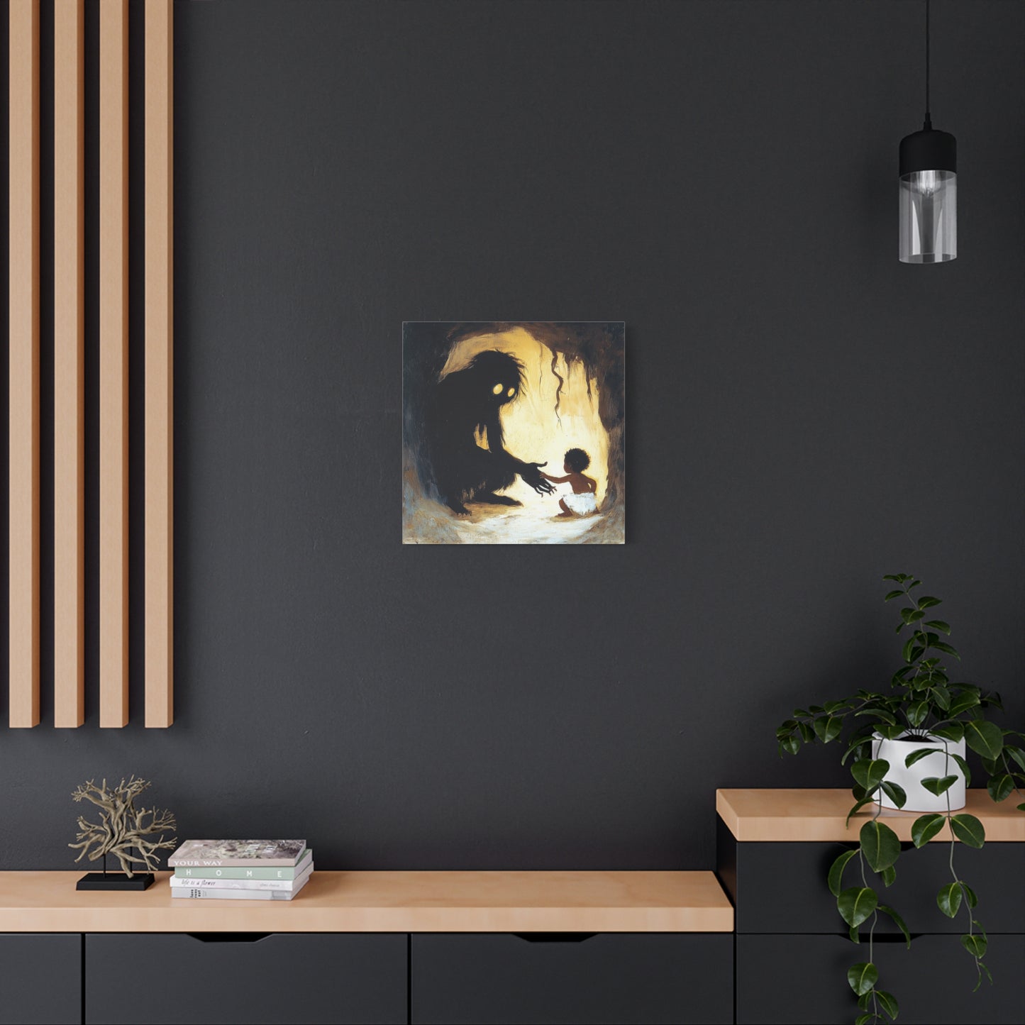 The Lurking Abyss Canvas Print