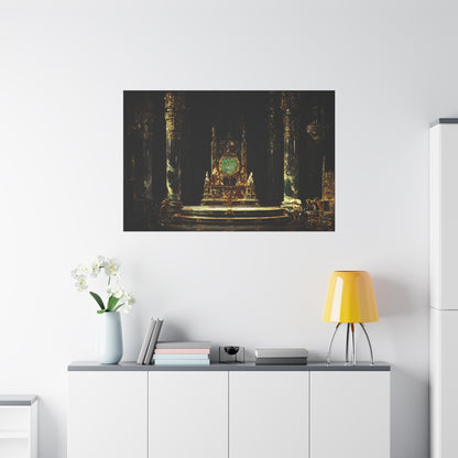 Seat of the Eldar Canvas Print