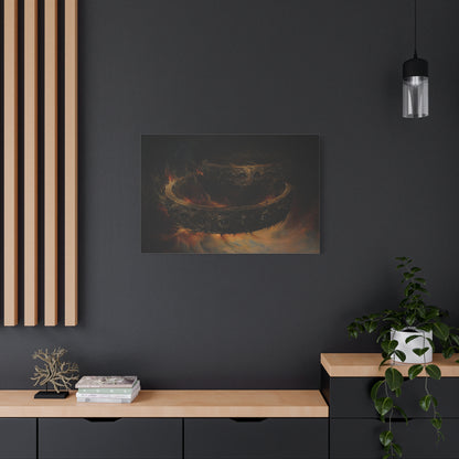 Watching Flame Canvas Print