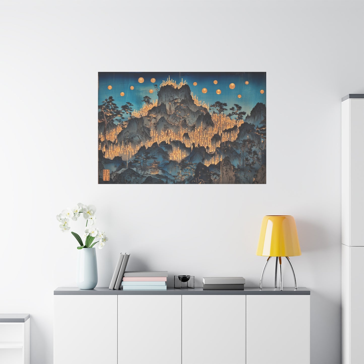 Lanterns of Twilight Canvas Print