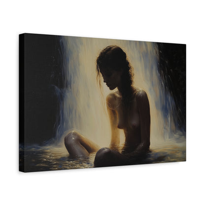 Waterfall Tranquility Canvas Print