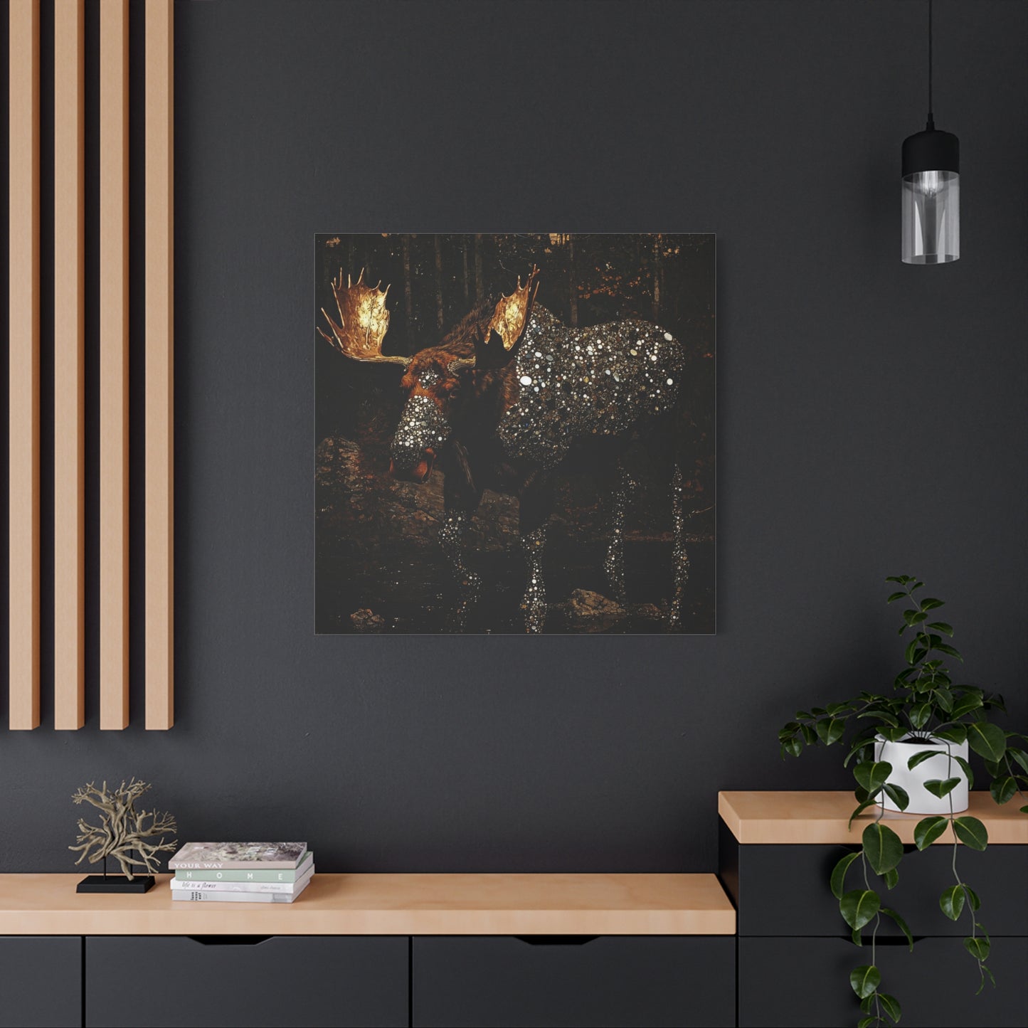 Night's Quiet Wonder Canvas Print