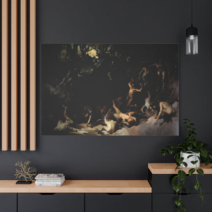 Night's Enigma Canvas Print